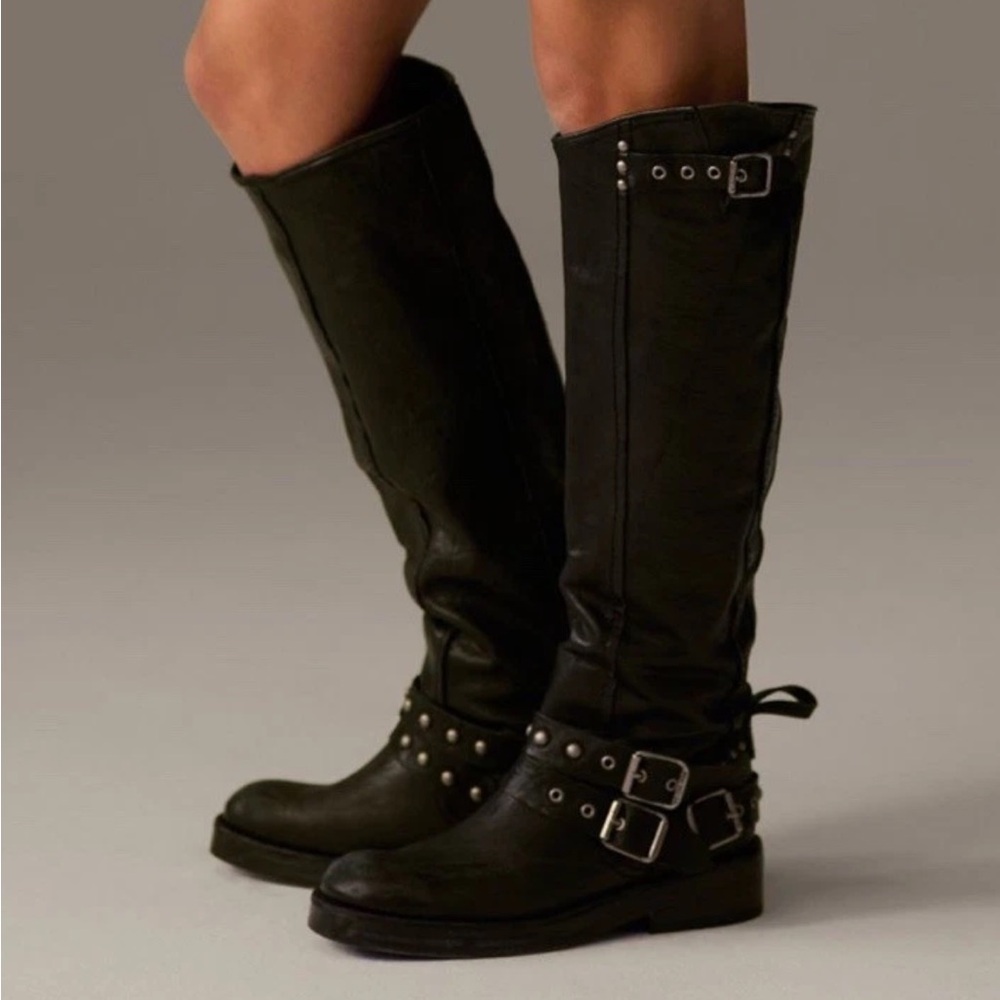 Free People We the Free Janey Tall Engineer Boots
